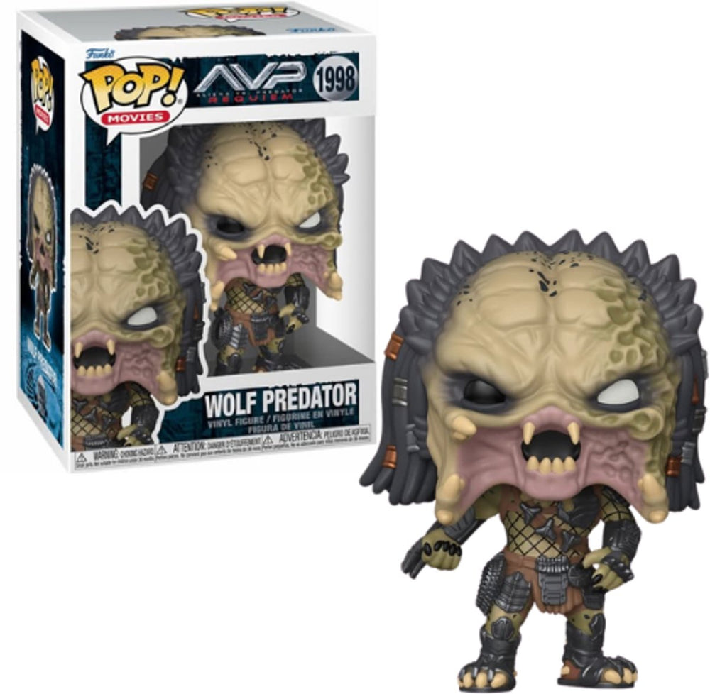 Funko alien vs. predator wolf predator (chase edition mogelijk!) vinylfiguur 1998 unisex pop! - neutraal - standard