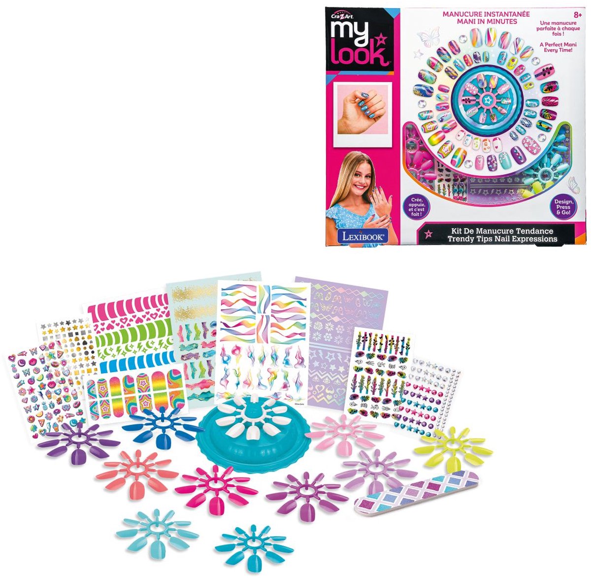 Lexibook trendy nagelexpressie kit