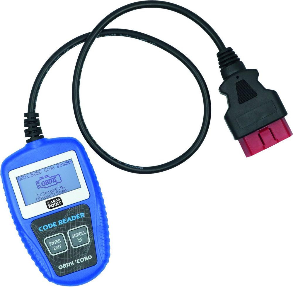 Carpoint obd2 scanner – voor auto’s vanaf 1996 – 2.2” lcd display – live data foutcodes – plug play