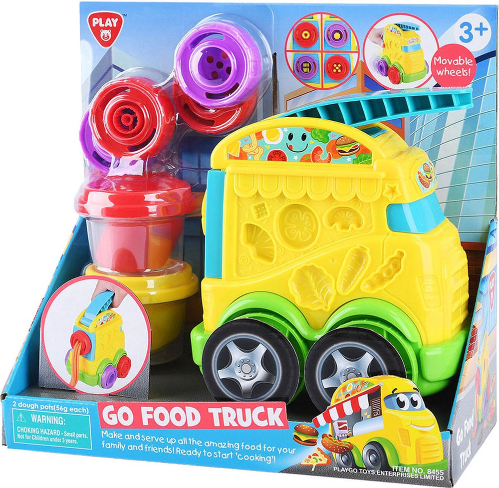 Speel foodtruck kleiset, 2 kleipotjes