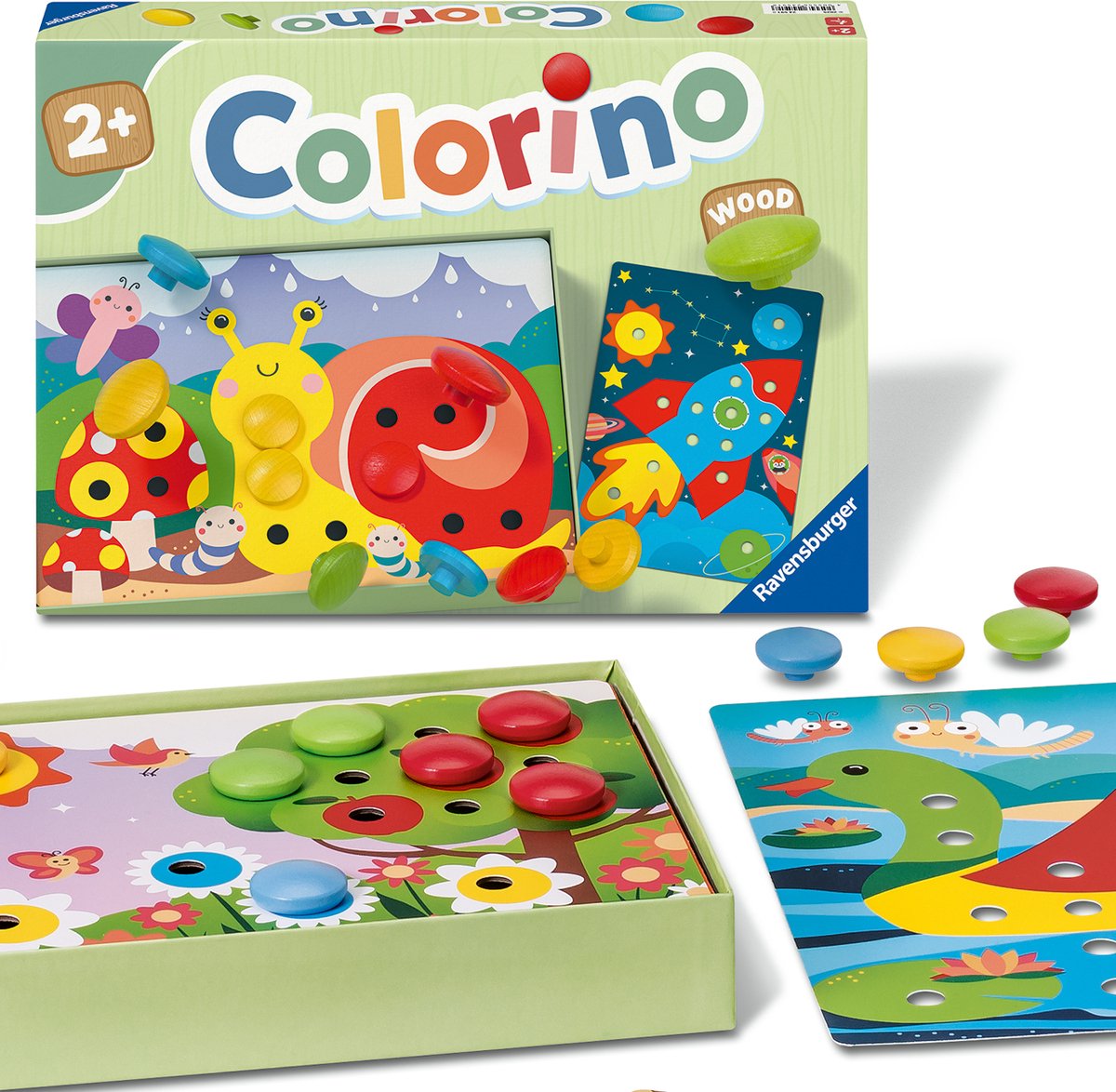 Ravensburger mijn houten colorino kinderspel