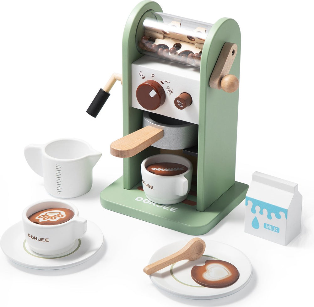 Houten koffiezetapparaat, 14dlg