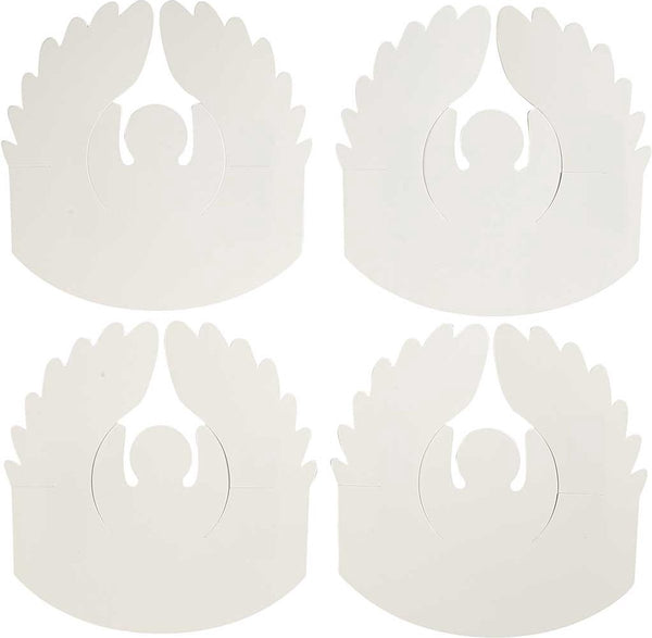 Creativ company https: www.cchobby.nl wrap-around-engelen-h-10-5-cm-d-7-cm-230-gr-wit-25-stuk-1-doos