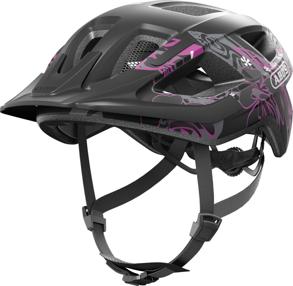 Abus helm aduro 3.0 led maori blackberry s 51-55cm