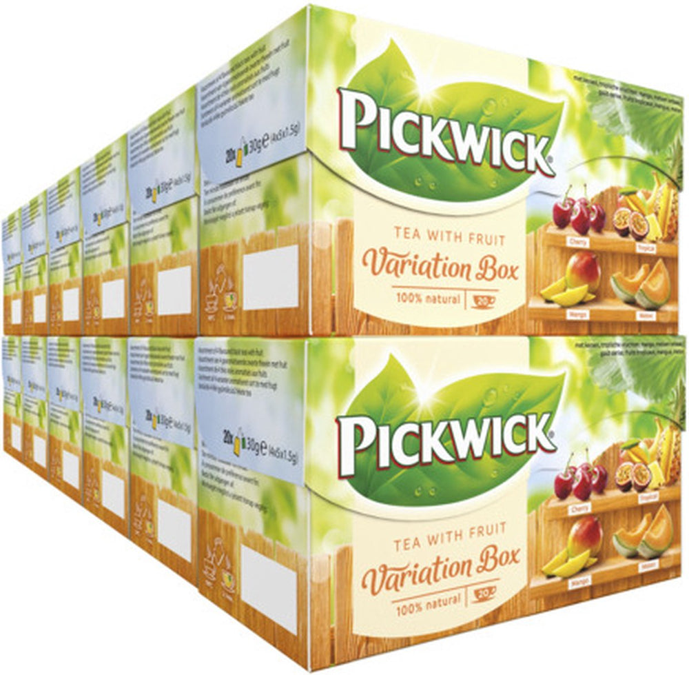 Pickwick fruit thee variatie oranje - 12 x 20 theezakjes