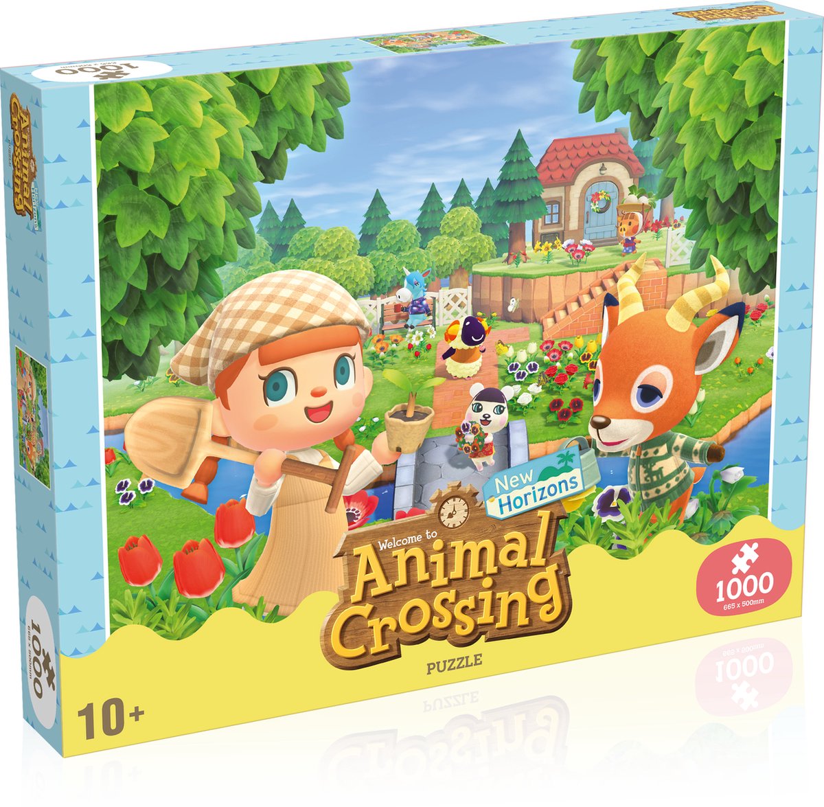 Winning moves animal crossing - puzzle 1000 pcs