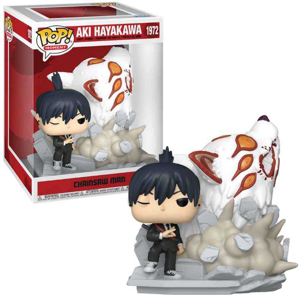 Funko chainsaw man aki hayakawa (pop! moment) vinylfiguur 1972 unisex pop! - neutraal - standard