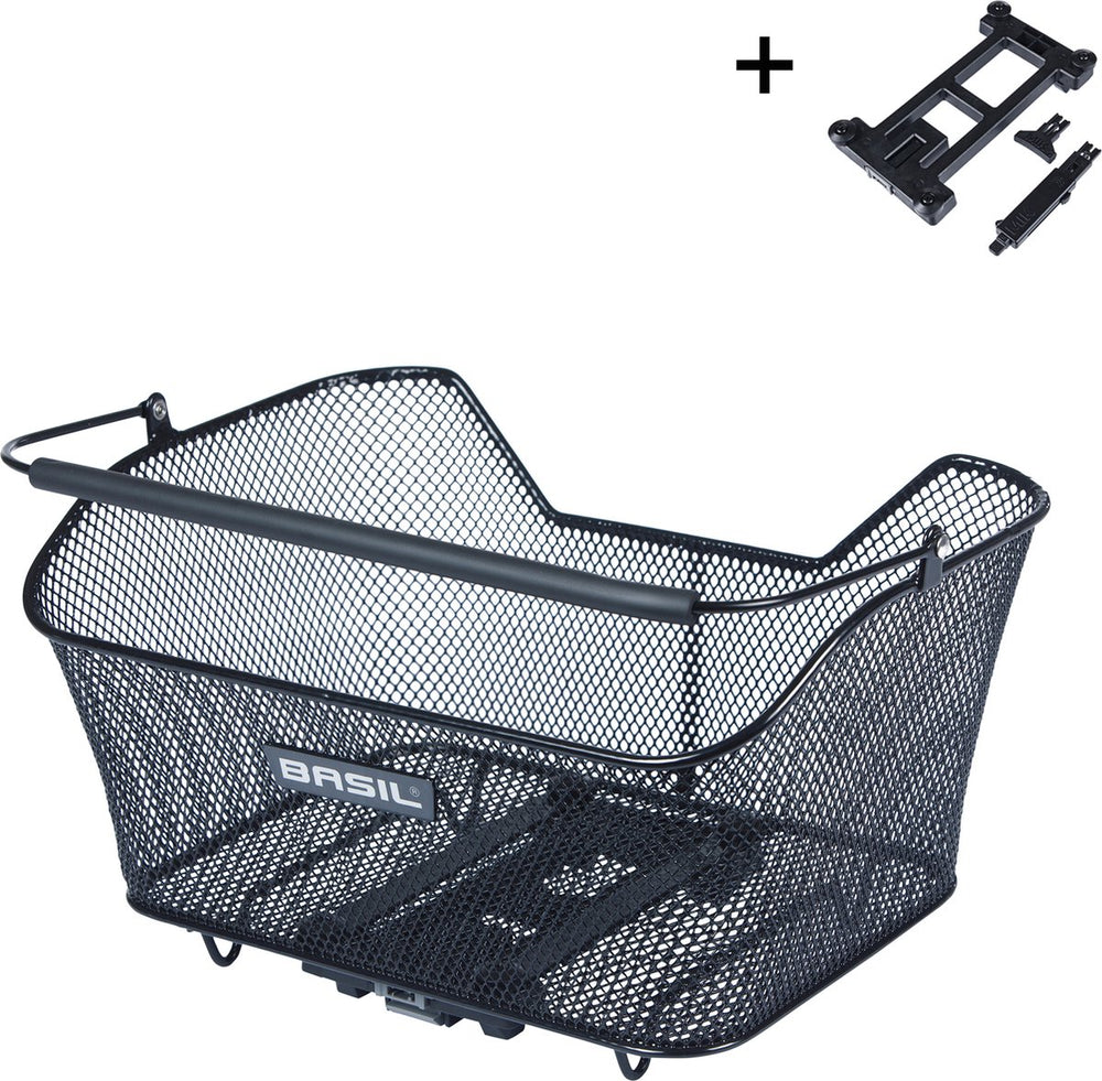 Basil Base M MIK - fietsmand - achterop - zwart
