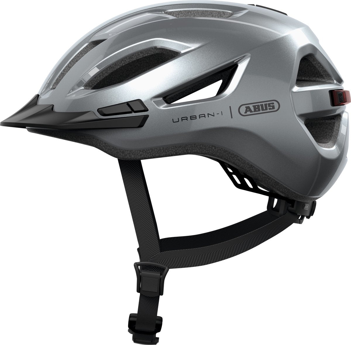 Abus fietshelm urban-i 4.0 graphite silver xl - 60-64 cm - zilver - geschikt voor gebruik op elektrische fietsen - stadsfietsen - 310 g