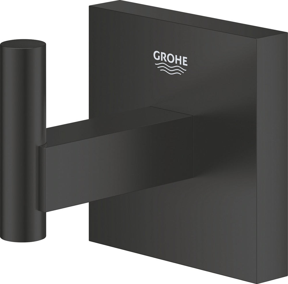 Grohe quickfix start cube handdoekhaak - matte black