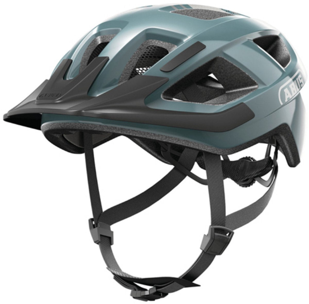 Abus helm aduro 3.0 led gletsjer blauw l 58-62cm