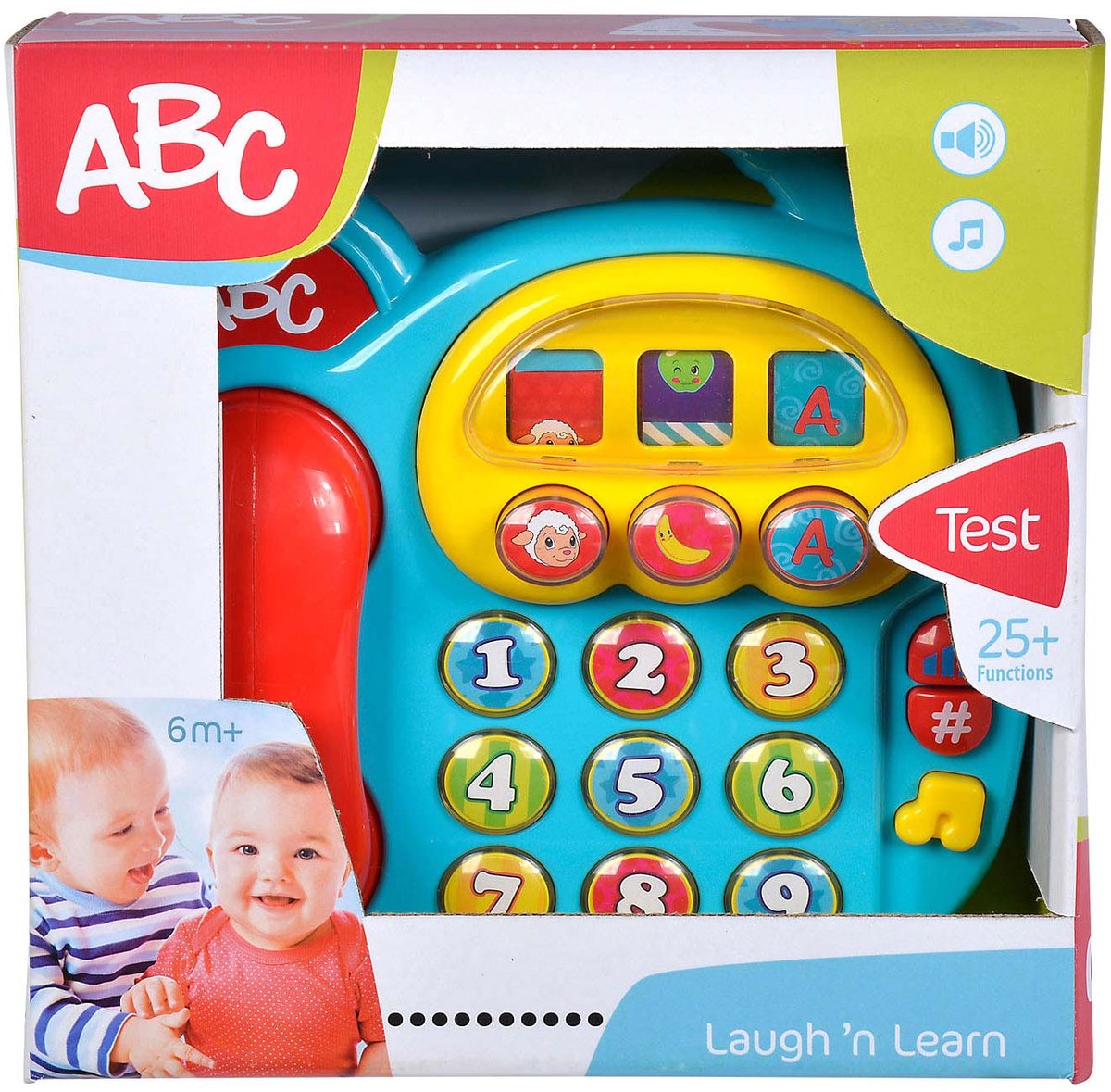 Simba - abc colorful telephone - kleurrijke telefoon - baby