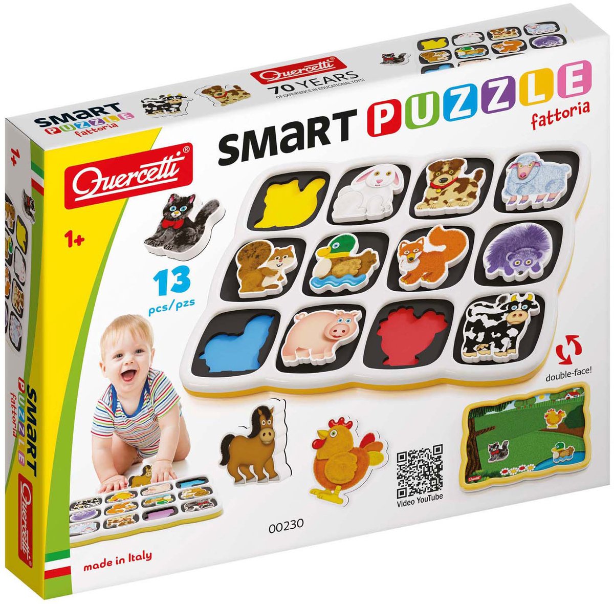Quercetti slimme magneetpuzzelboerderij