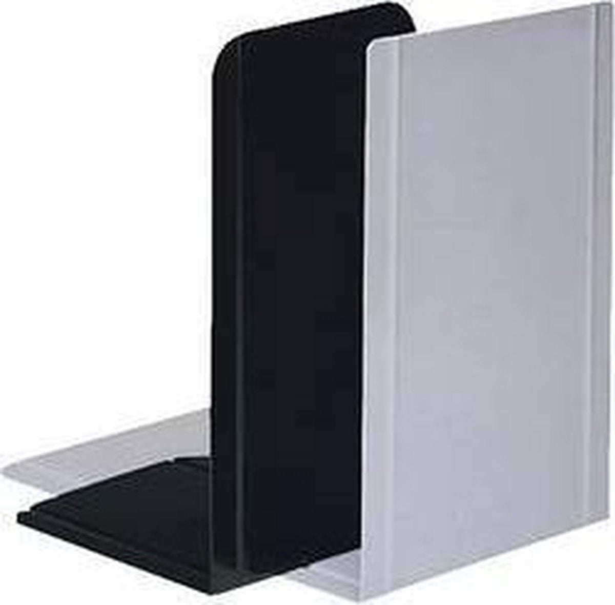 Maul boekensteunen staal 24 x 16.8 x 24 cm zwart