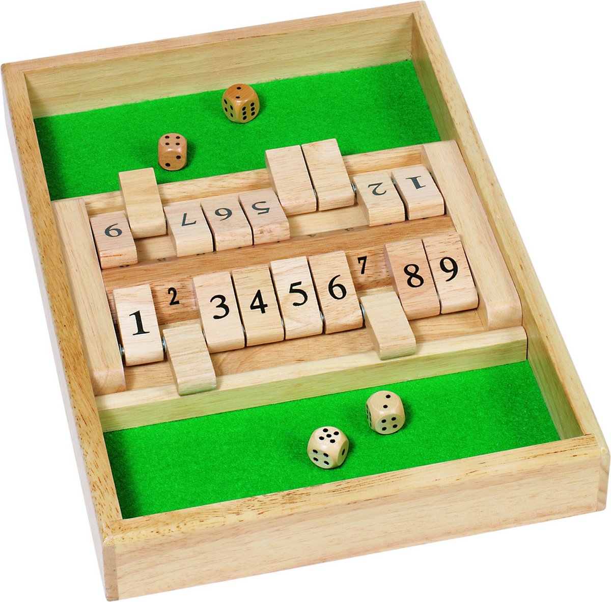 Goki Shut the Box Dubbelspel