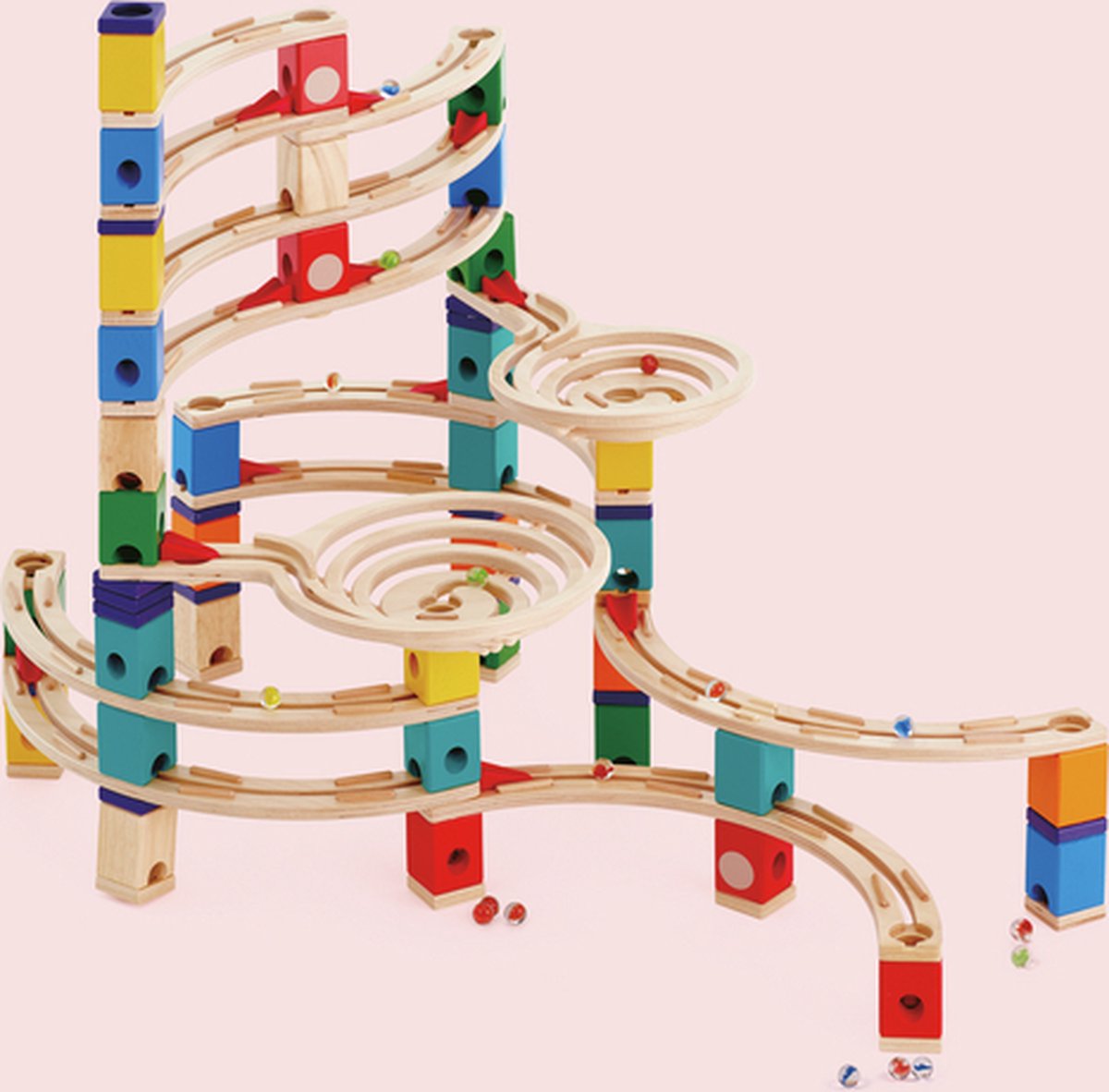 Hape Houten Knikkerbaan De Cycloon, 198dlg.