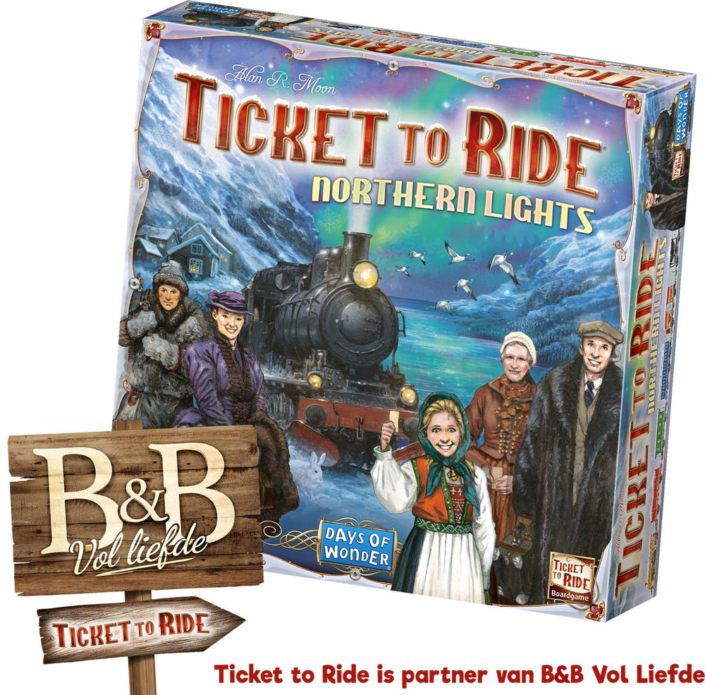 Asmodee days of wonder ticket to ride - northern lights - nl.