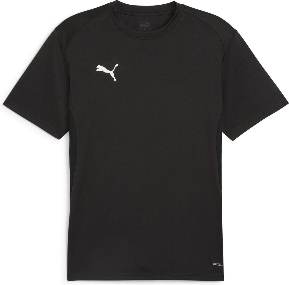 Puma teamgoal jersey heren sportshirt - black- white-flat dark gray
