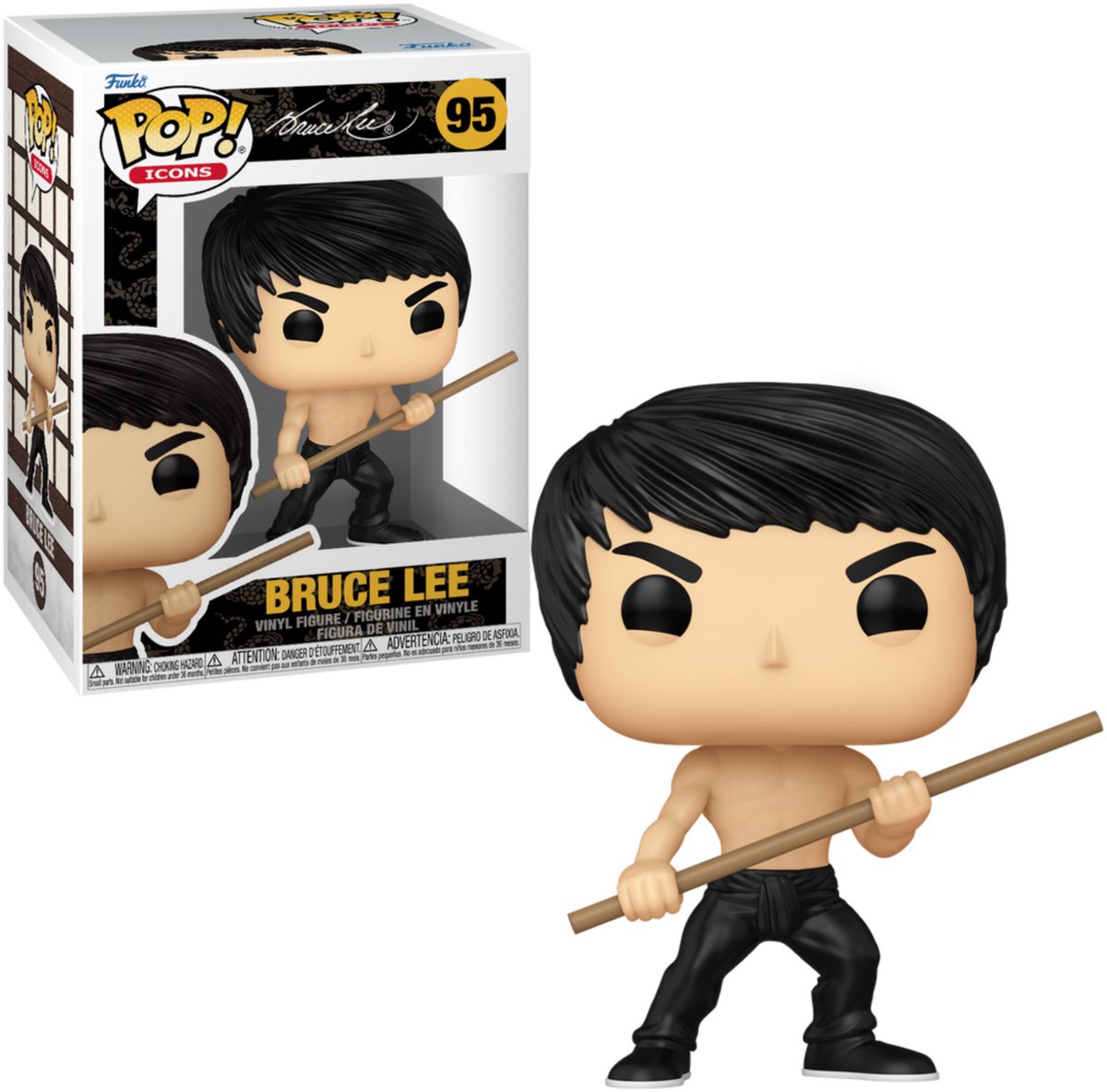 Funko bruce lee bruce lee vinylfiguur 95 unisex pop! - neutraal - standard