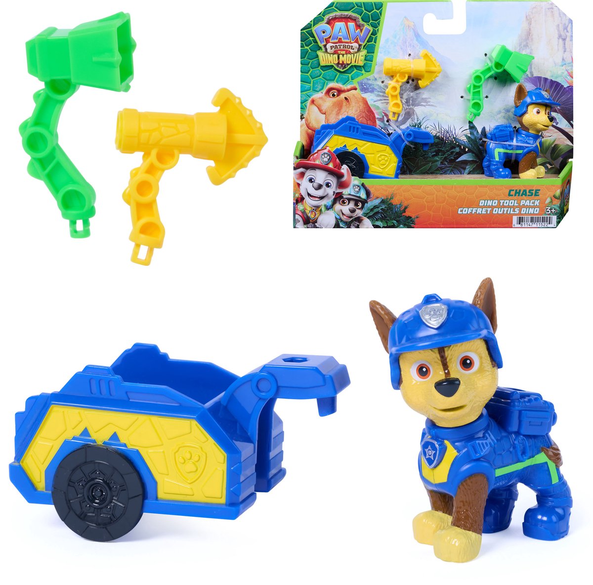 Paw patrol the dino movie tool pack chase | 2 stuks