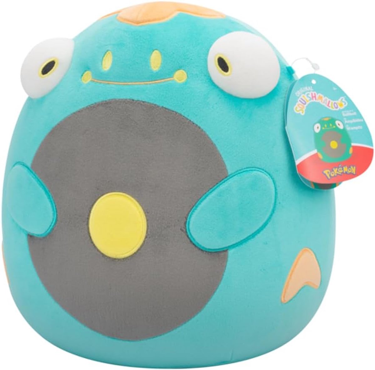 Jazwares squishmallows pokémon bellibolt knuffel – 25 cm – superzachte pluche – officiële pokémon knuffel
