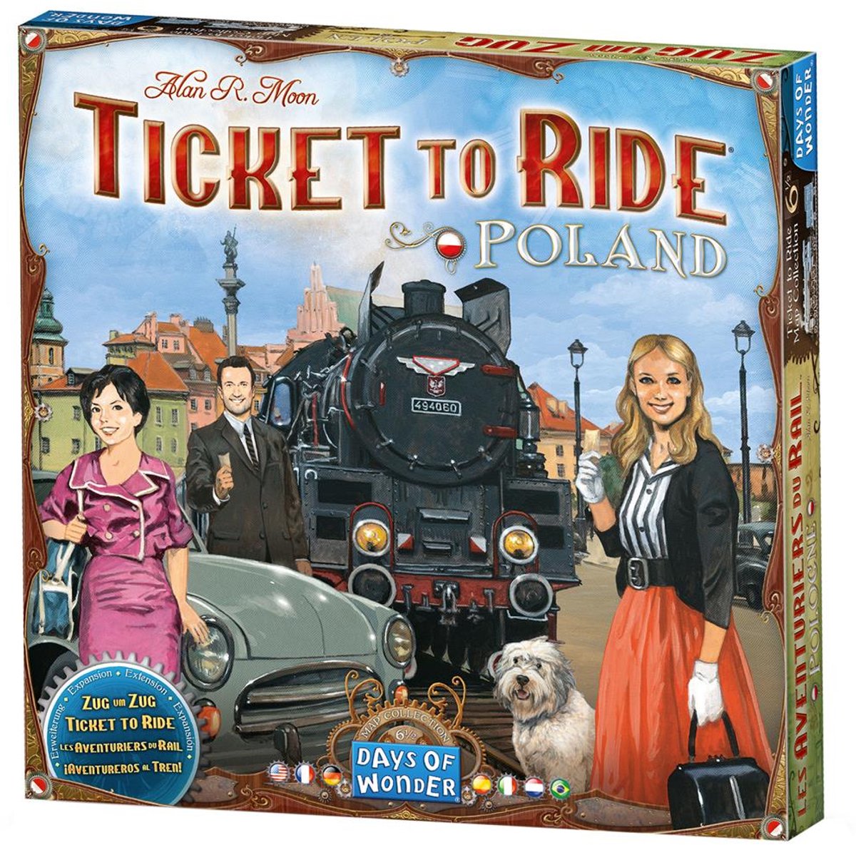 Days of wonder ticket to ride polen - uitbreiding - bordspel