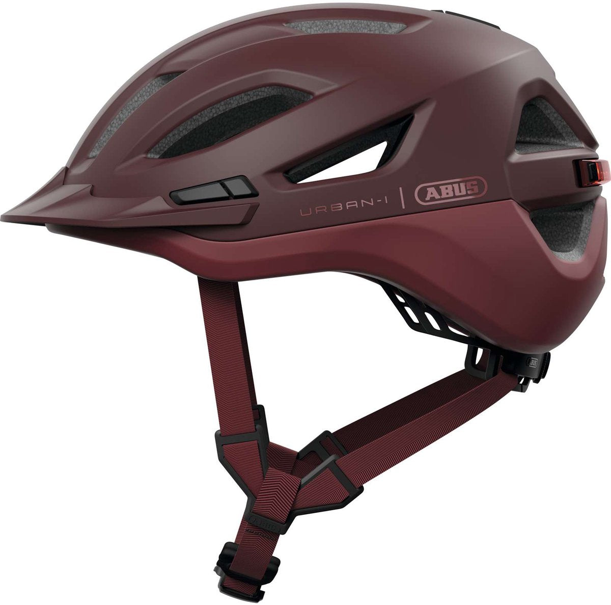 Abus fietshelm urban-i 4.0 ace chestnut red l - 57-61 cm - rood