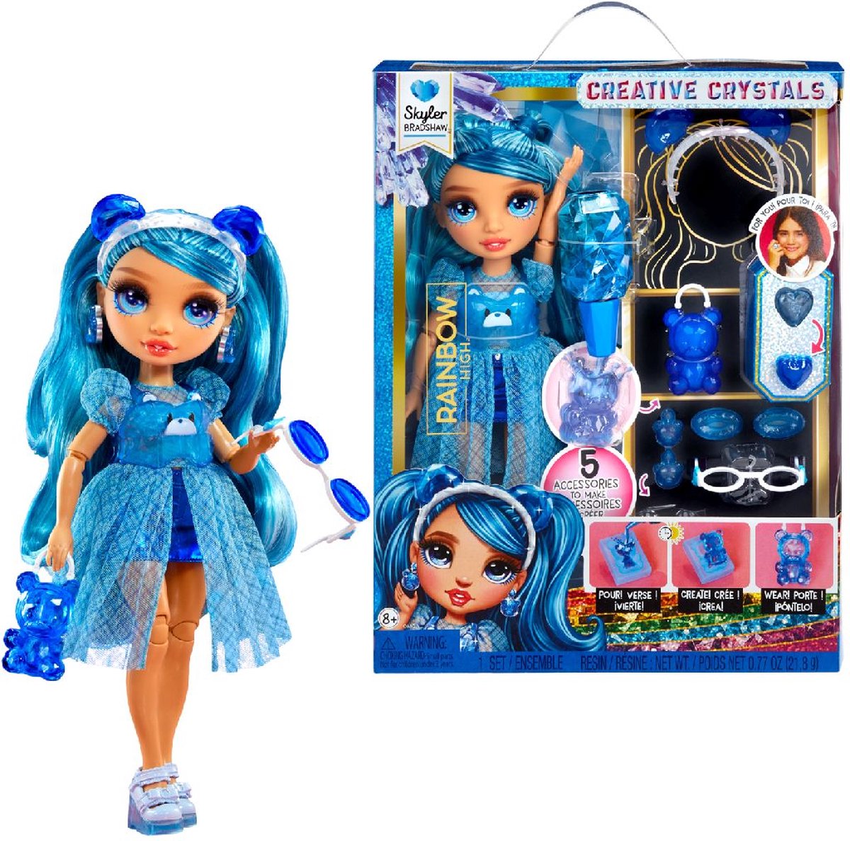 Rainbow high crystal fashion modepop - skyler