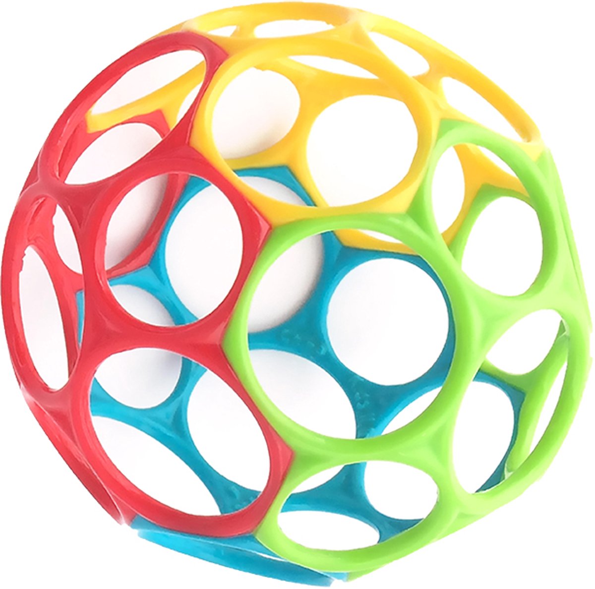 Oball classic babybal multicolor - - vanaf 0 maanden