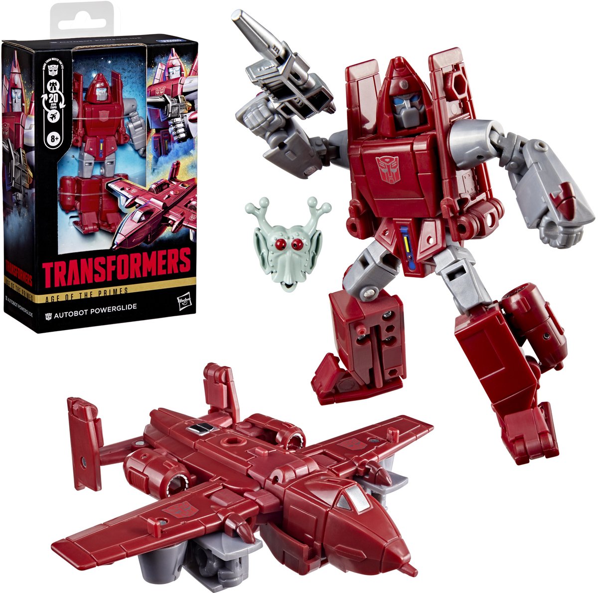 Transformers age of the primes deluxe class autobot powerglide - actiefiguur