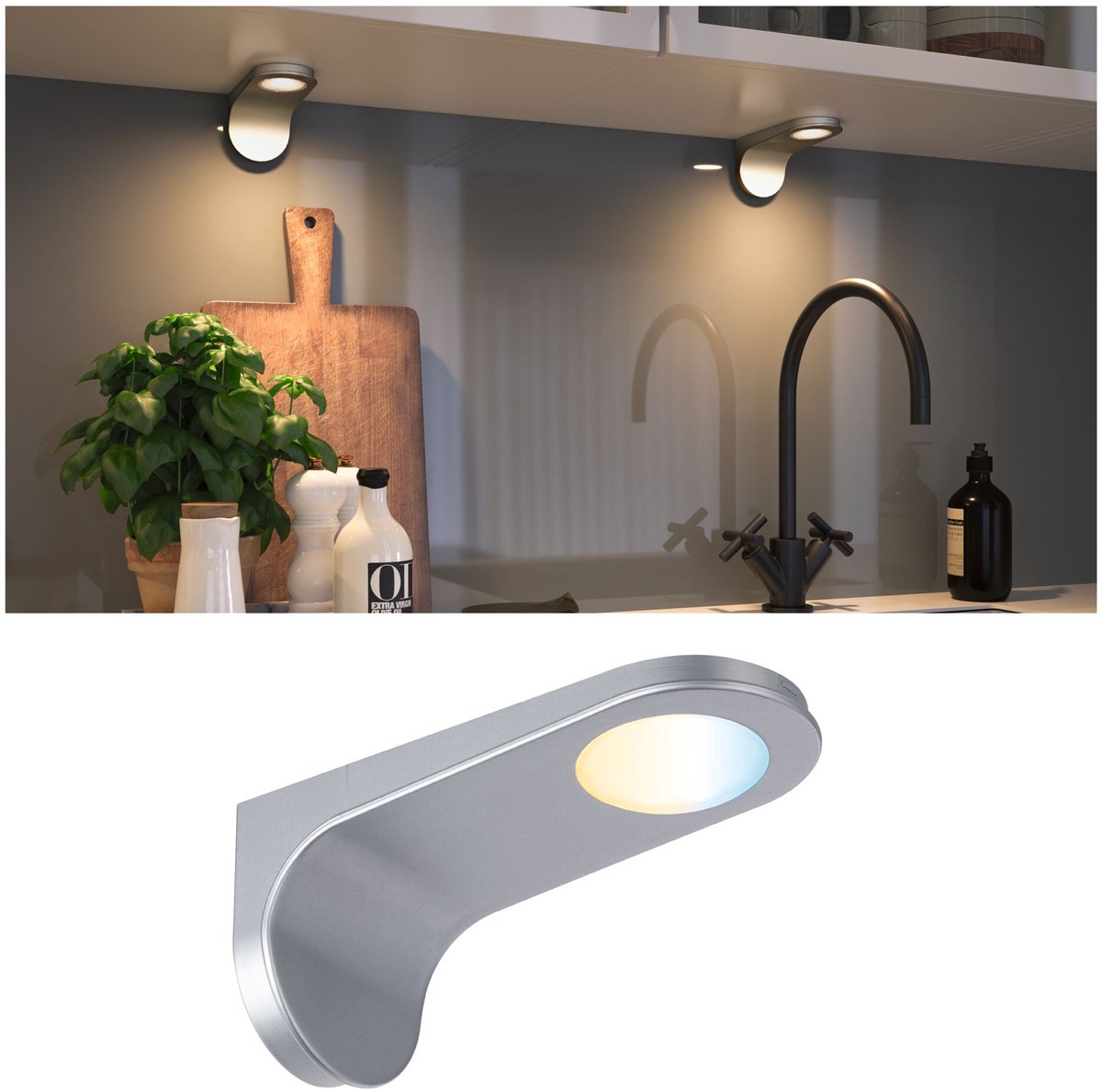 Paulmann clever connect led-spot neda tunable white 2,1w chroom mat