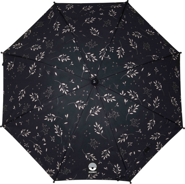 Dooky parasol kinderwagen - romantic leaves black