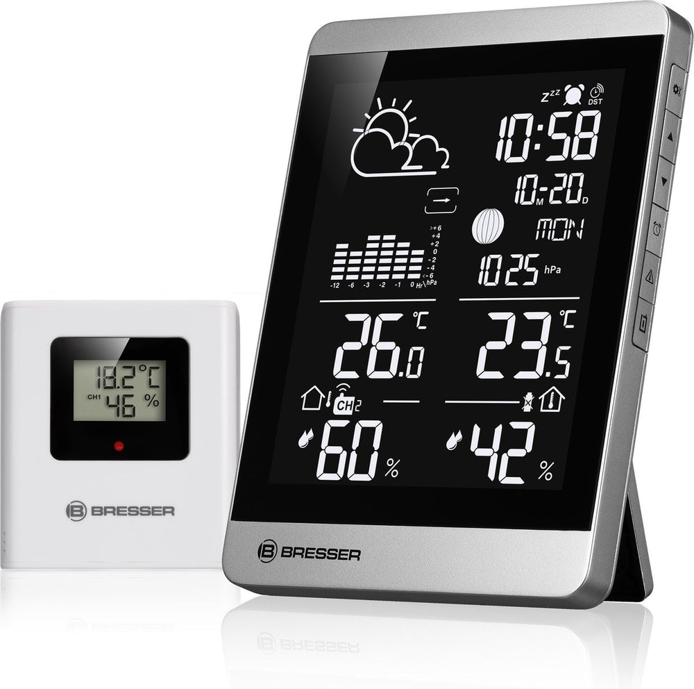 Bresser weerstation - climatetemp ndv-neo - draadlose sensor - zilver