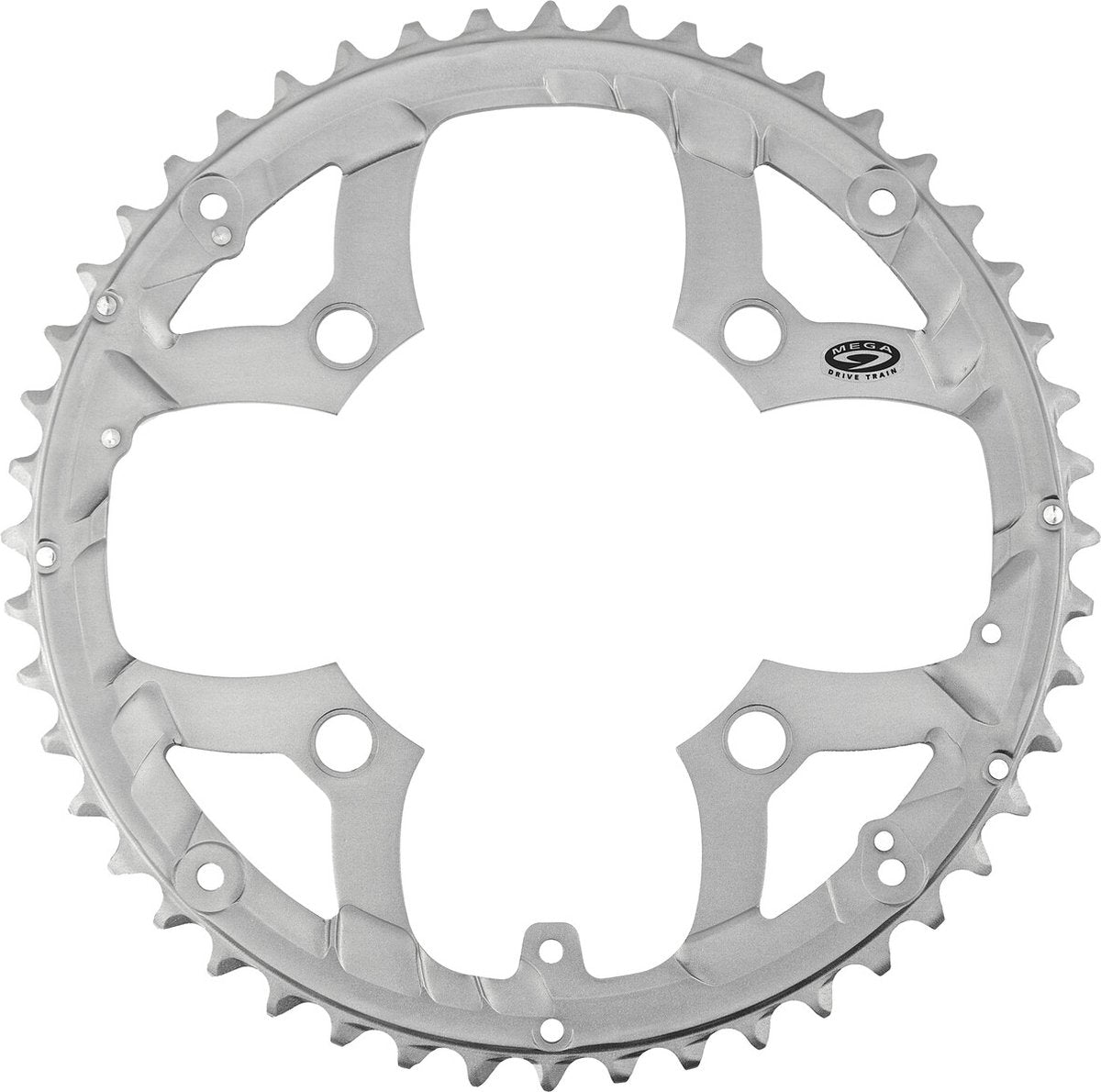 Plateau 44T Shimano Deore FC-M590 protège-chaîne - argent