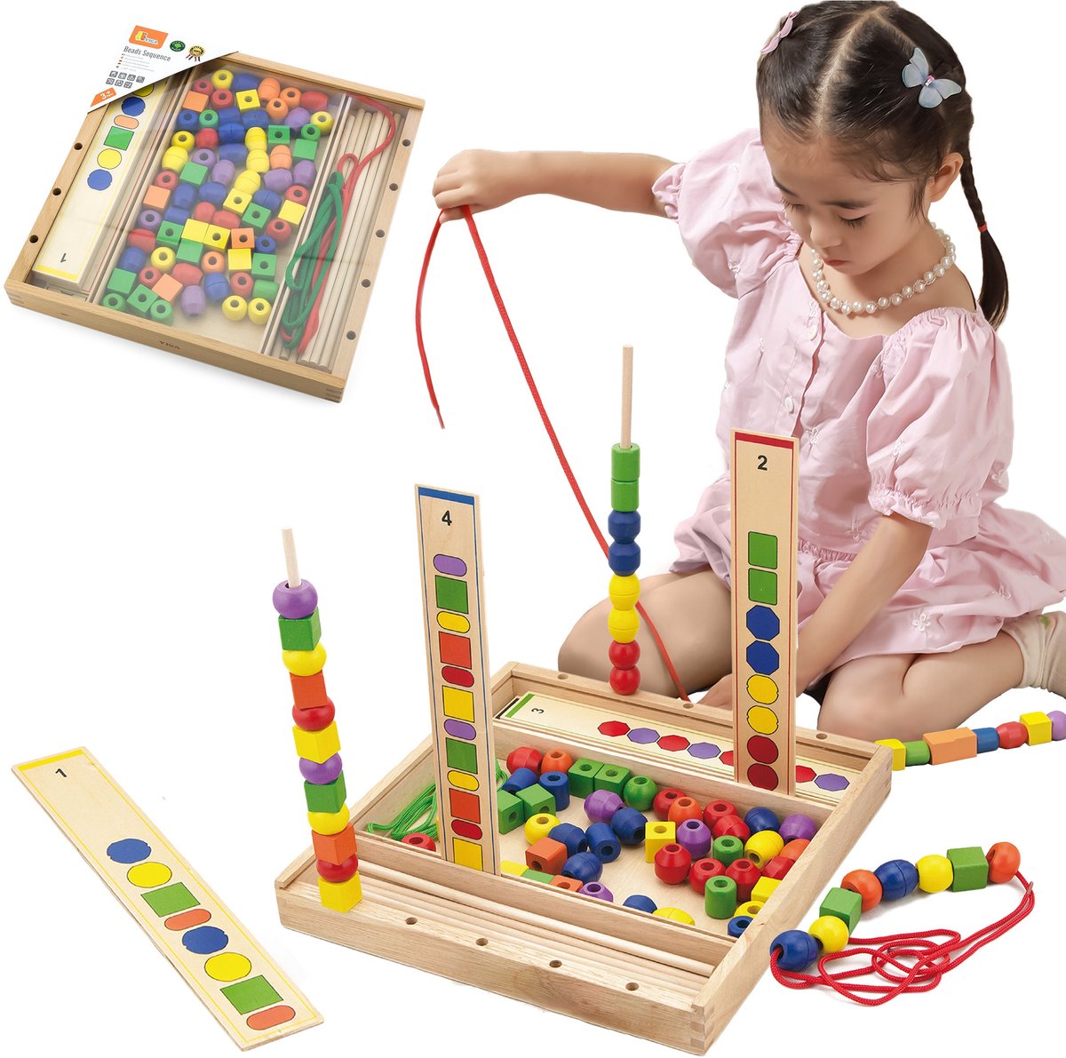 Vigatoys https: www.cchobby.nl viga-kralenspel-h-4-cm-l-33-cm-b-33-cm-94-onderdelen-1-doos