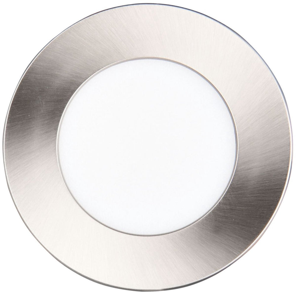 Trio himal - inbouwspot - nikkel mat - incl. 1x smd 3,5 w - plafondbevestiging - helderheid instelbaar - dip - schakelaar