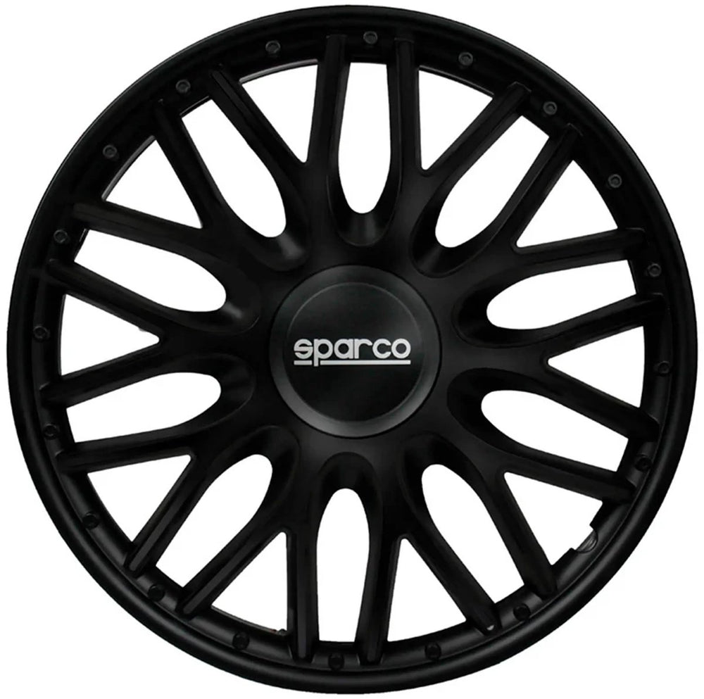 Sparco wieldoppen roma 14 inch zwart - 4 stuks