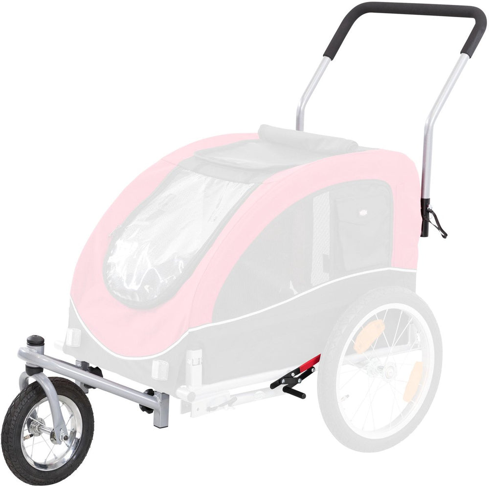 Trixie joggingkit voor fietskar rood zwart - hondenfietskar - l