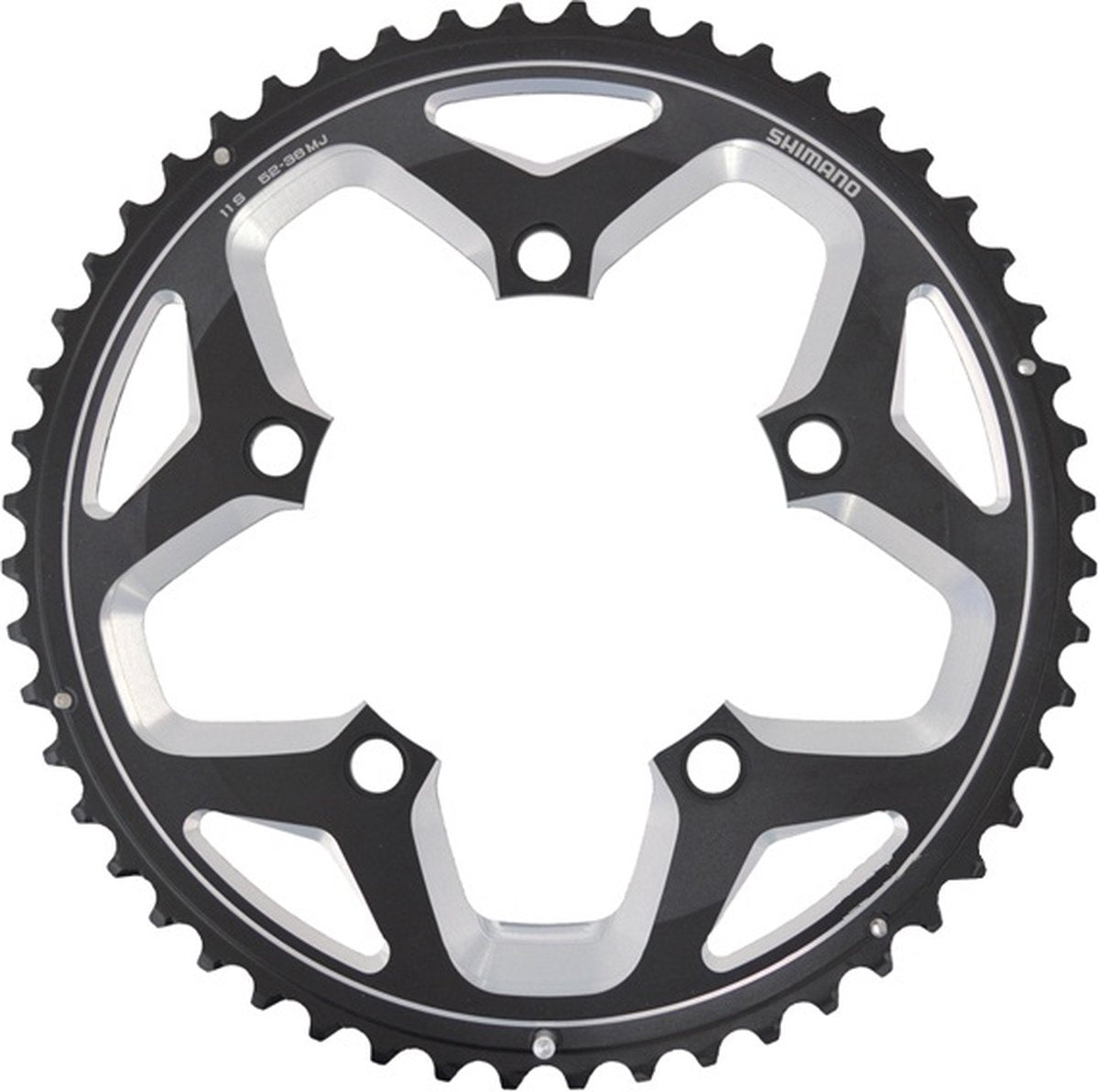 shimano blade race 52t 11v 110mm pour 52-36t noir y1pr98060
