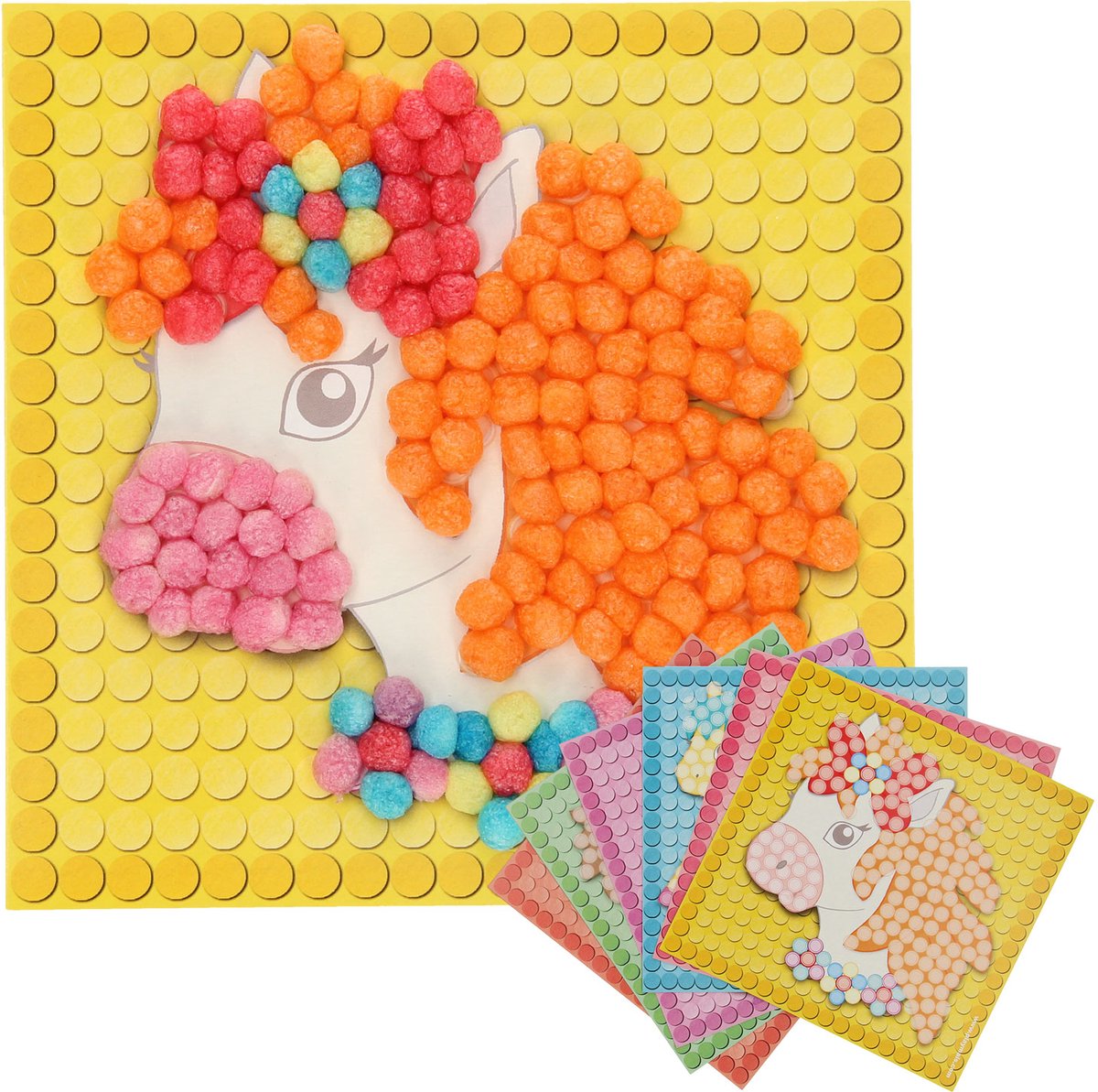 PlayMais Mozaïek Kaarten Versieren Dream Pony
