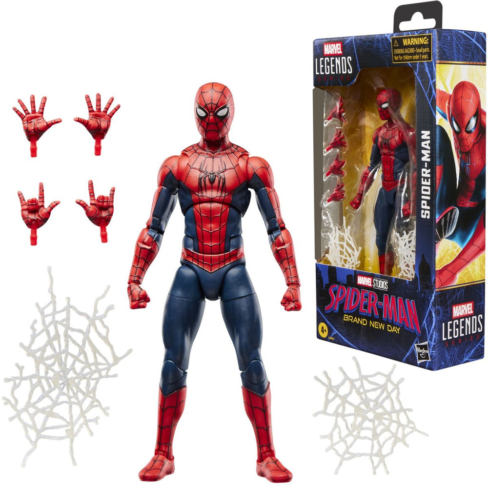 Marvel legends series spider-man, spider-man brand new day - actiefiguur 15cm