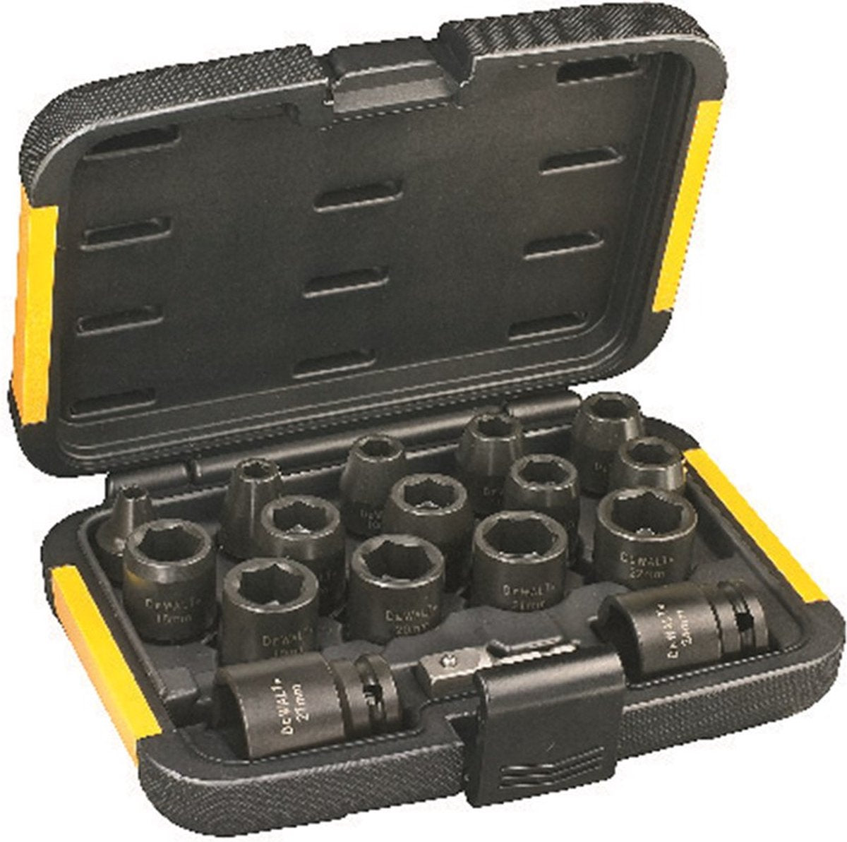 Dewalt dt7506 17 delige doppenset in koffer