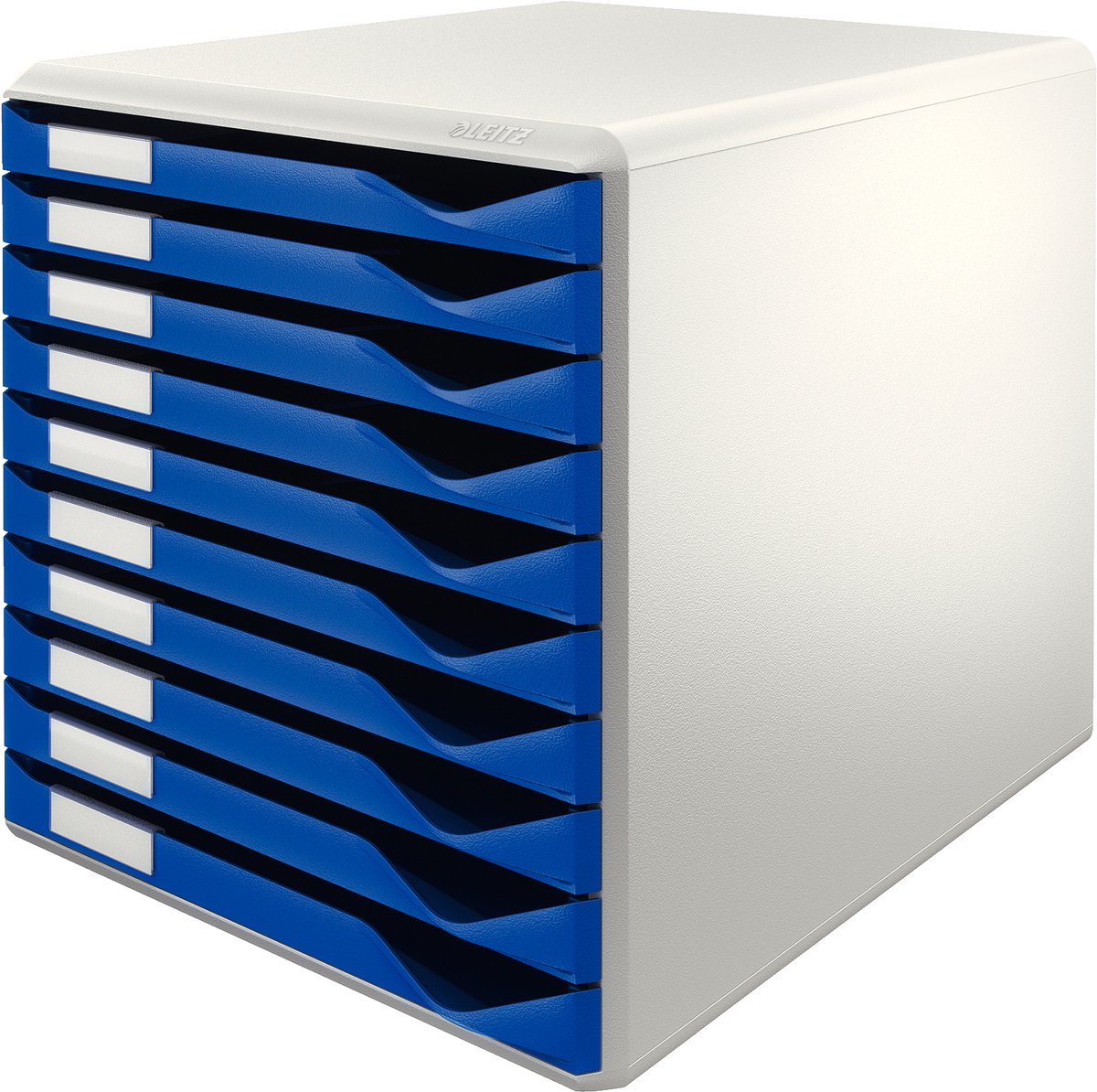 Leitz ladenblok met 10 laden - wit blauw