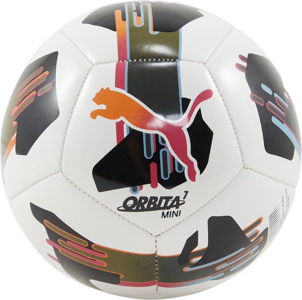 Puma orbita 7 ms mini unisex voetbal - white-multicolor