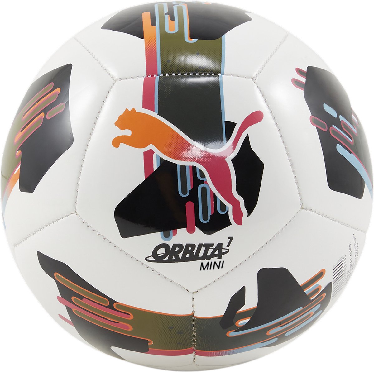 Puma orbita 7 ms mini unisex voetbal - white-multicolor