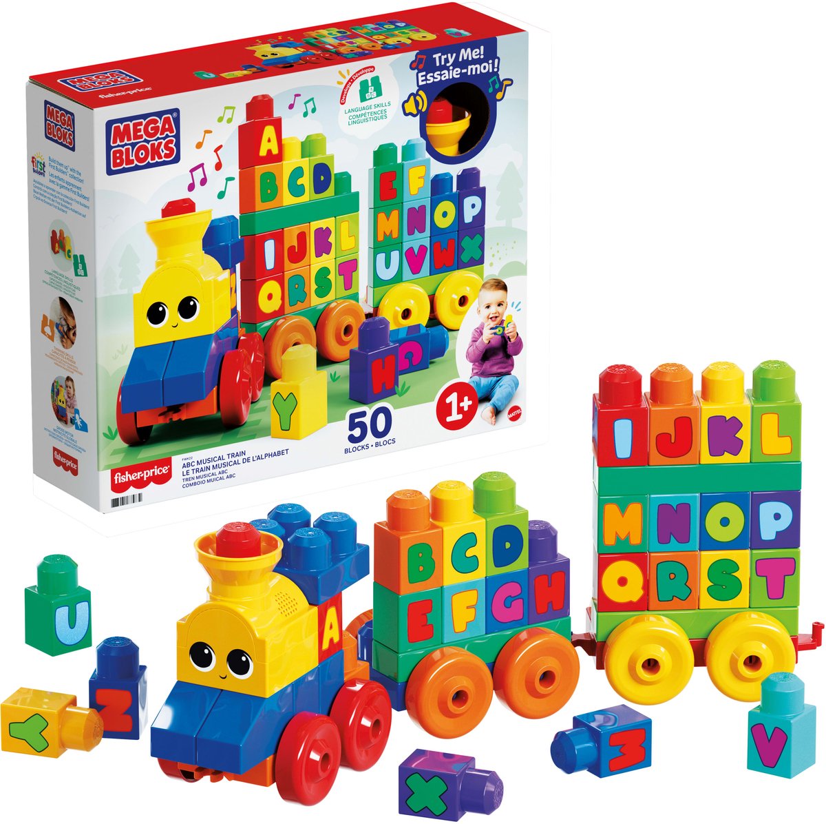 Megabloks fisher price - abc leren trein