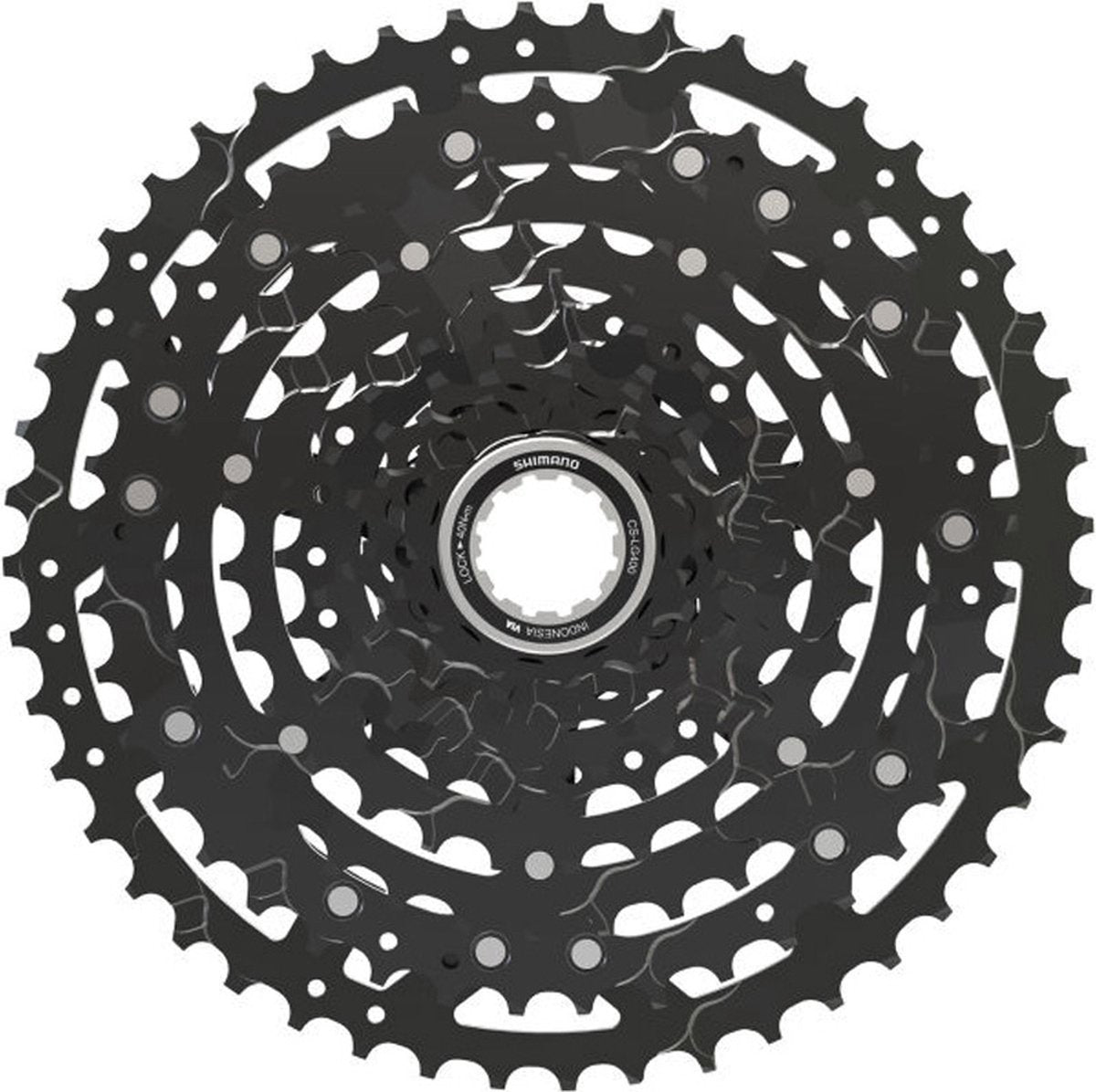 Shimano cassettekeu 10v 11-48t cs-lg400 zwart