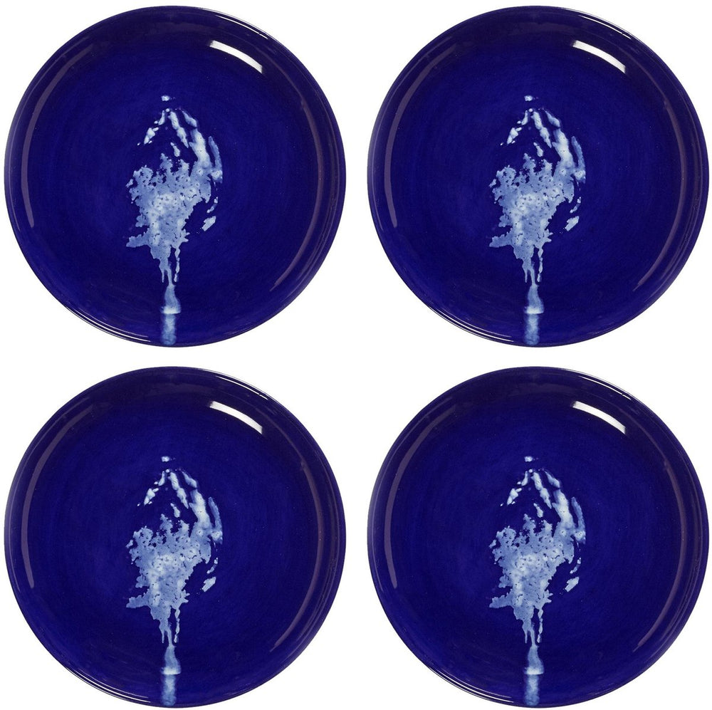 Serax - ottolenghi feast - bord xs - donkerblauw wit - 16 ø - 4 stuks