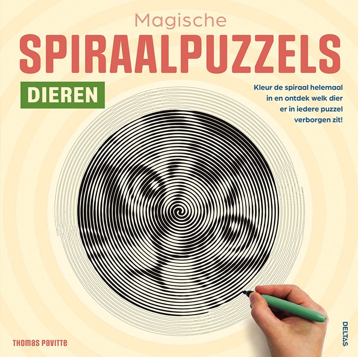 Deltas magische spiraalpuzzels - - dieren - logische beeld puzzels