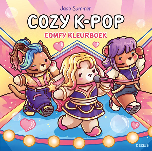 Deltas cozy k-pop - jade summer - comfy kleurboek